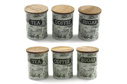 Forest toile storage canisters - forest,