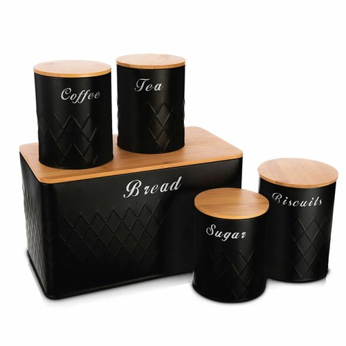 Bread bin tea coffee - bread,