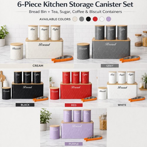 Kitchen storage tins bread - storage,