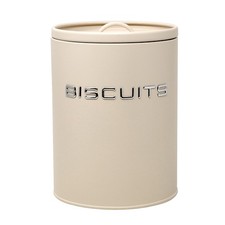 Biscuit Tin Cream Metal with
