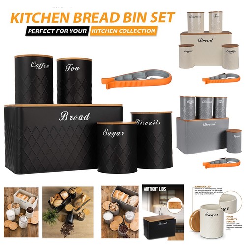 Kitchen storage tins canisters - kitchen,