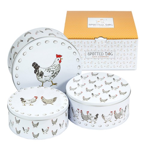 Cake storage tins set - tins, of
