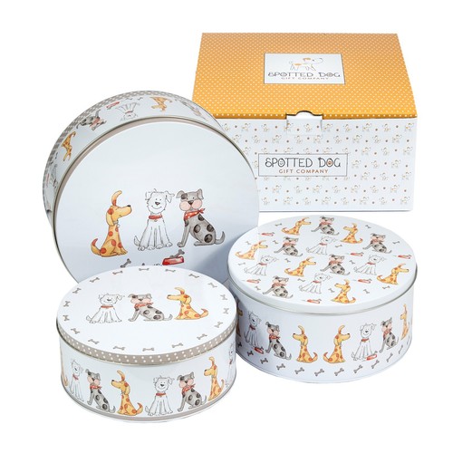 Cake storage tins set 3 - storage, of