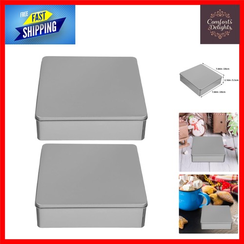 Large silver tinplate - tinplate, biscuit