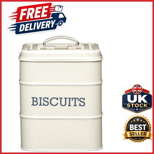 Airtight biscuit tin living - tin,
