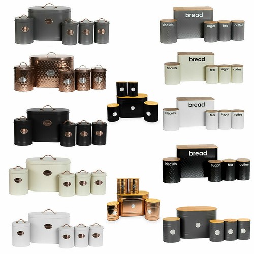 5pc kitchen set - bin, tea