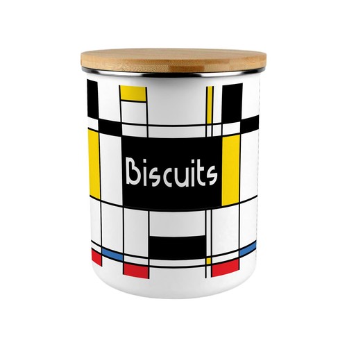 Retro biscuit tin - -, art