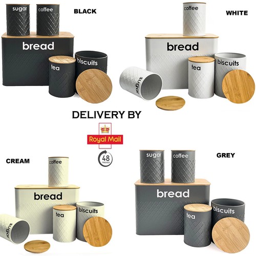 Bread bin tea coffee sugar - bread,