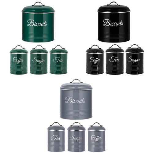 Retro canister set with - retro,
