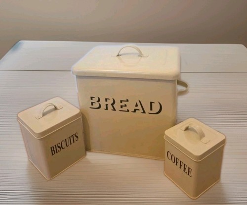 Vintage metal bread - vintage, bin