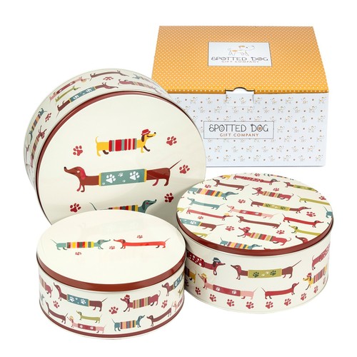 Cake storage tins set 3 - storage,