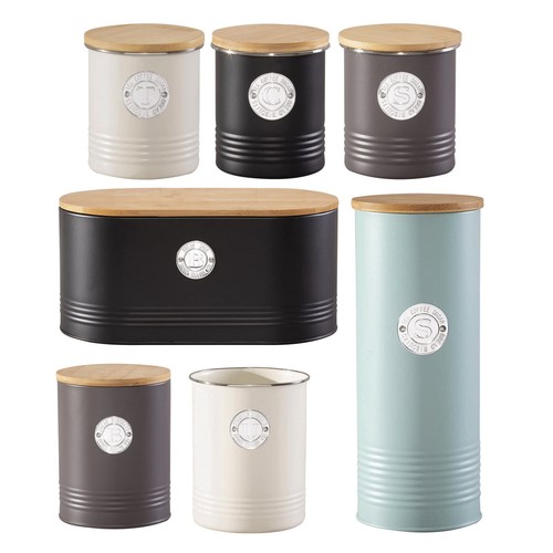 Metal storage tins bread bin - tins,
