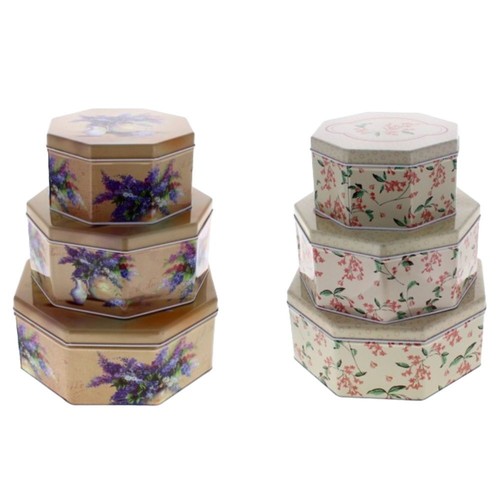 Set cake storage tins - set,
