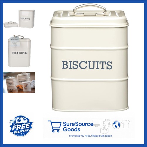 Airtight biscuit tin living - tin,